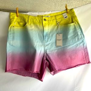 Judy Blue/Los Angeles, High Waist Jean Shorts, Size 2XL, NWT, 76% Cotton